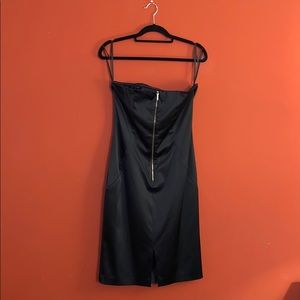 Express Dresses - Express Strapless Black Body Con Midi Dress Express Dresses - Express Strapless Black Body Con Midi Dress